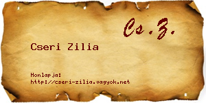 Cseri Zilia névjegykártya